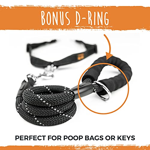 Mighty Paw Two Dog Leash With Rope Handle | Dual Dog Leash, Double Dog Leash, Multiple Dog Leash For 2 Dogs, Double Leash For Dogs, Leash Splitter For Large And Small Dogs, 2 Dog Leash, Leash Coupler #TOP6