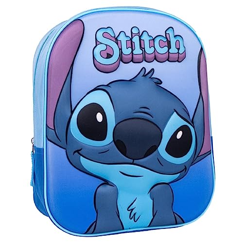 CERDÁ LIFE'S LITTLE MOMENTS Mochila Escolar de Stitch, Niños, Multicolor, Estándar
