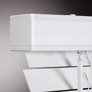 Ultra Premium White 2" Inch Faux Wood Blind Replacement ValanceCustom Cut (Valance ONLY - NO Blind) - 58" x 2"