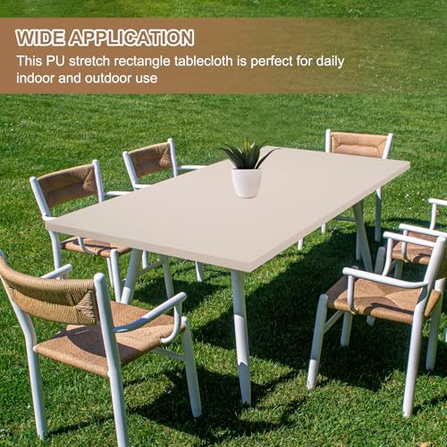 Nappe rectangulaire polyuréthane extensible 61x119 cm imperméable et lavable