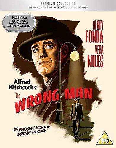Alfred Hitchcock: The Wrong Man (Blu-ray + DVD + Digital Download) (2-Disc) (Premium Collection Includes Exclusive Artcards + Exclusive only @ HMV) (Uncut | Slipcase Packaging | Region Free Blu-ray | UK Import)