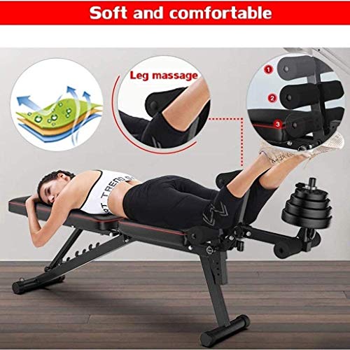 Multi-Function Fitness Bench, Weight Bench With Leg Extension And Leg Curl, Adjustable Workout Bench, Dumbbell Bench Home Gym Equipment For Men Women