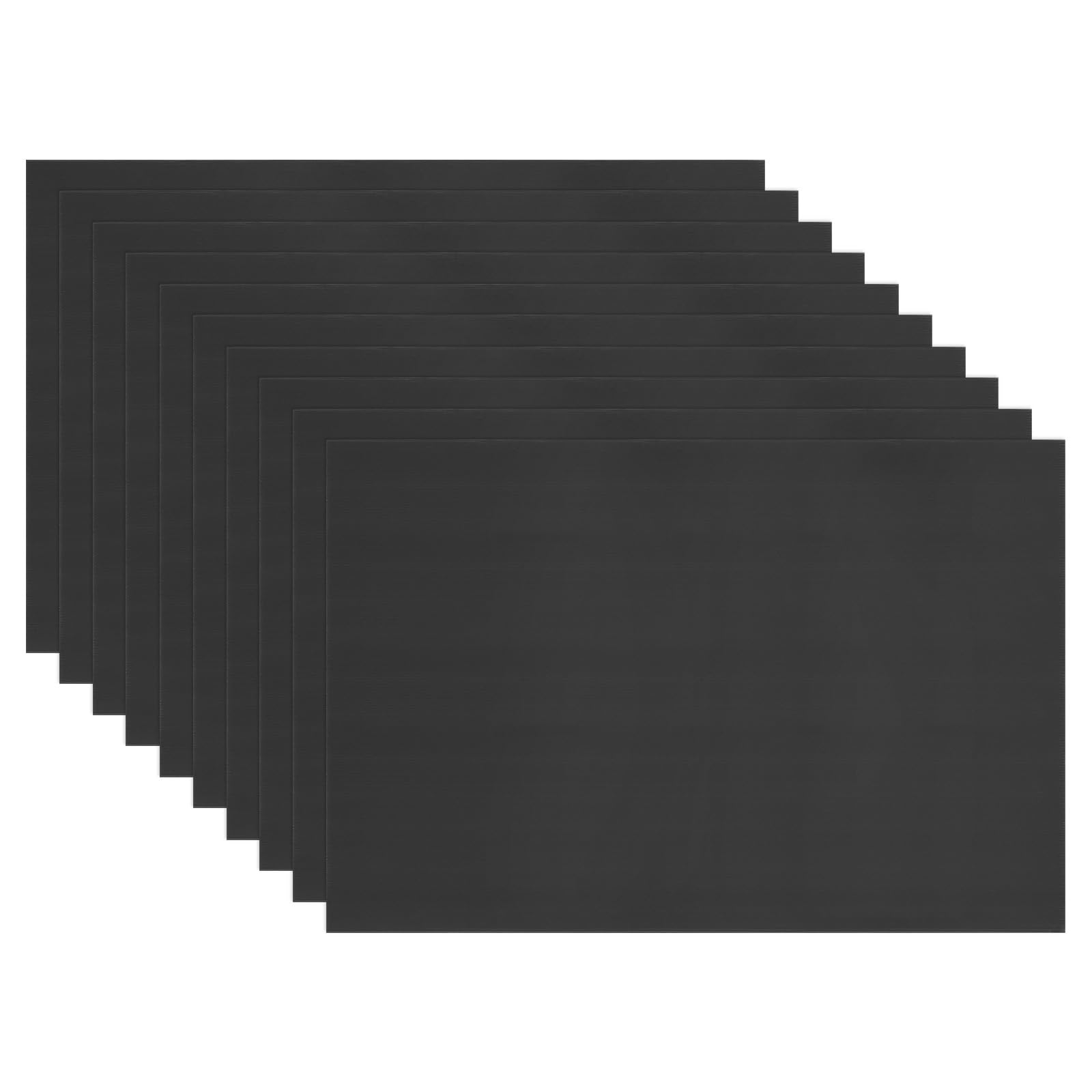M METERXITY 10-Pack Hojas De Plástico Corrugado, 24 Pulgadas X 36 Pulgadas Tablero De Cartel Corrugado Impermeable Para Letreros De Patio De Venta De Garaje/Aula[5mm De Grosor, Negro]