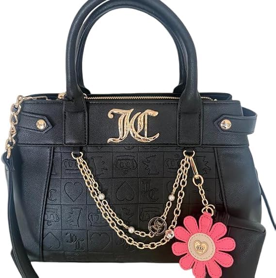 Bolso de hombro Juicy Couture Pretty Pop pequeño con cadena miniatura 1