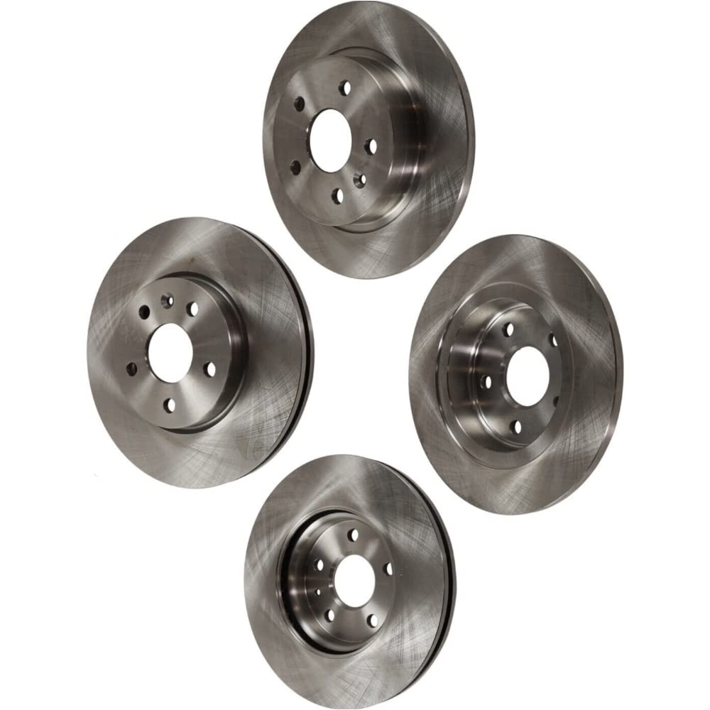 Amazon.com: ICHIPY Front and Rear Disc Brake Rotors (Cast Iron 