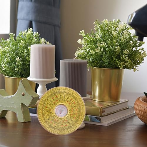 Brújula Feng Shui de Aleación Portátil Pequeña miniatura 6
