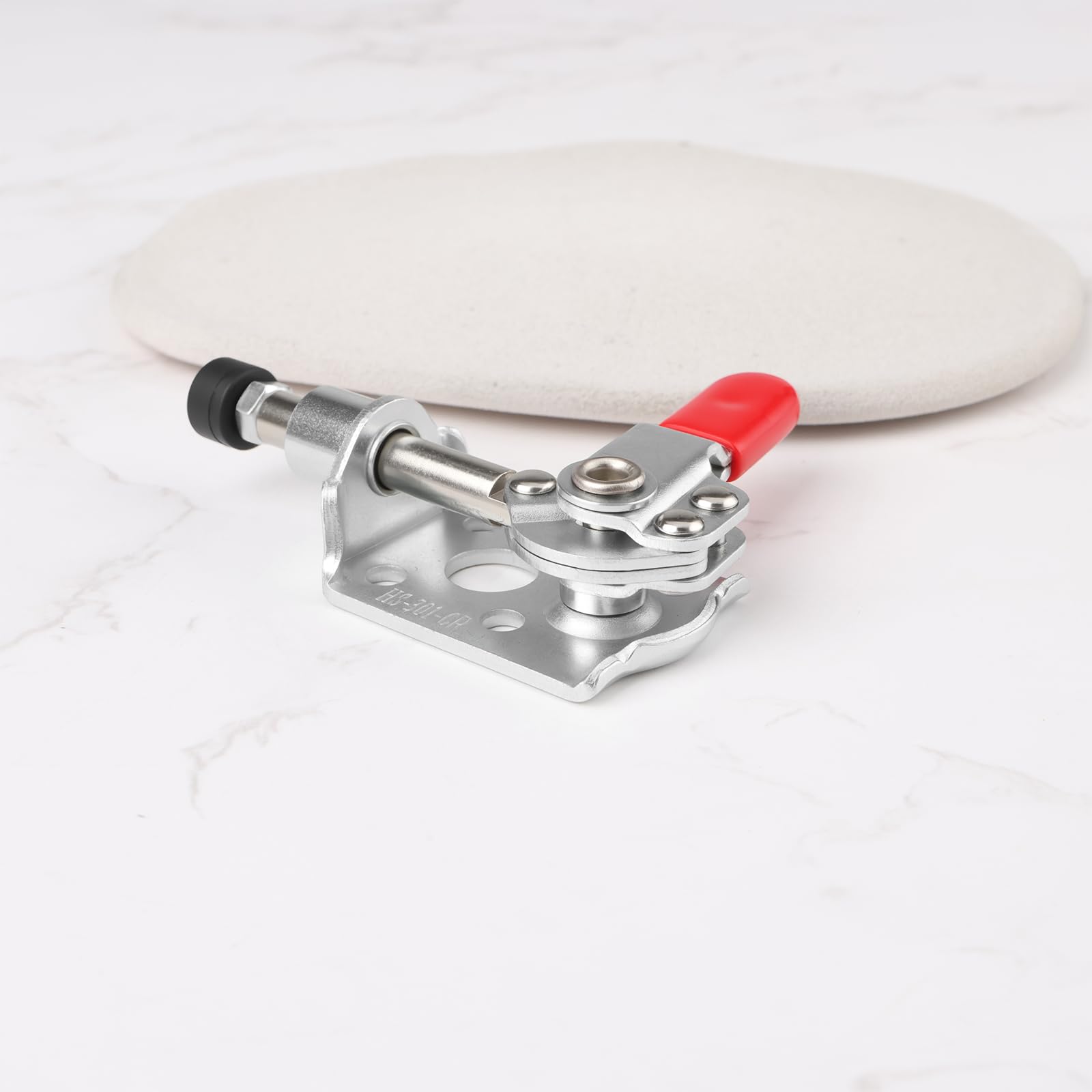 Create idea 2 x Push-Pull-Klemme mit Schnellspanner, horizontale Klemme GH301CR für Holzbearbeitung, Möbelprüfvorrichtung