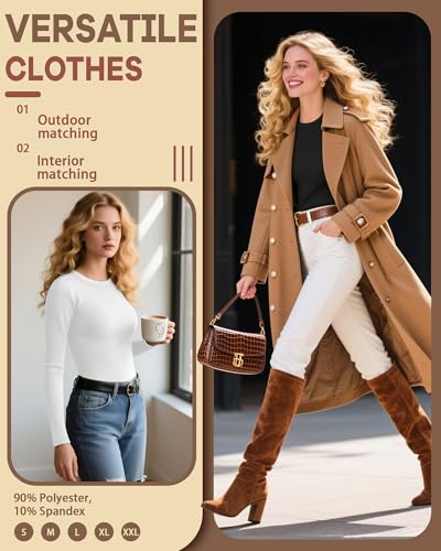 Lista de Camisetas de manga larga para Mujer , tabla con los diez mejores. 27 Imagen adicional