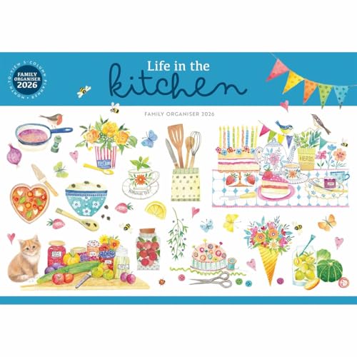 Carousel Worldwide, Life in the Kitchen 2026 A4 Wall Calendar Planner