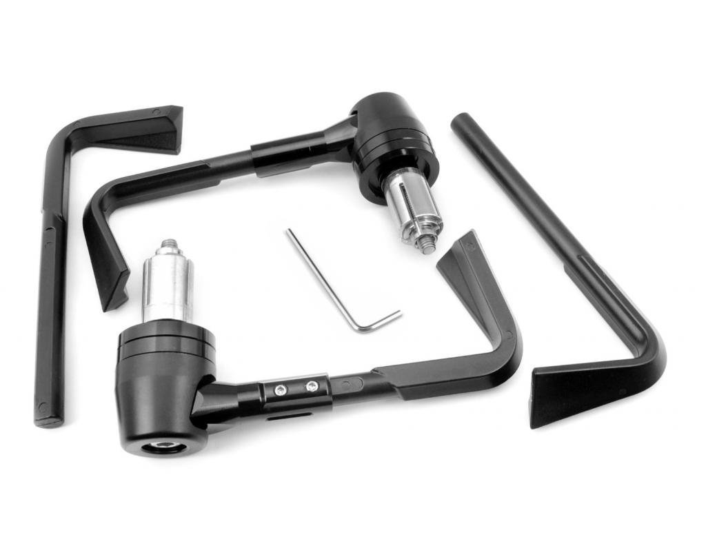 DELHI TRADERSS Motorcycle Hand Protect Guard Brake Clutch Levers Protector for Bajaj Pulsar (Black)