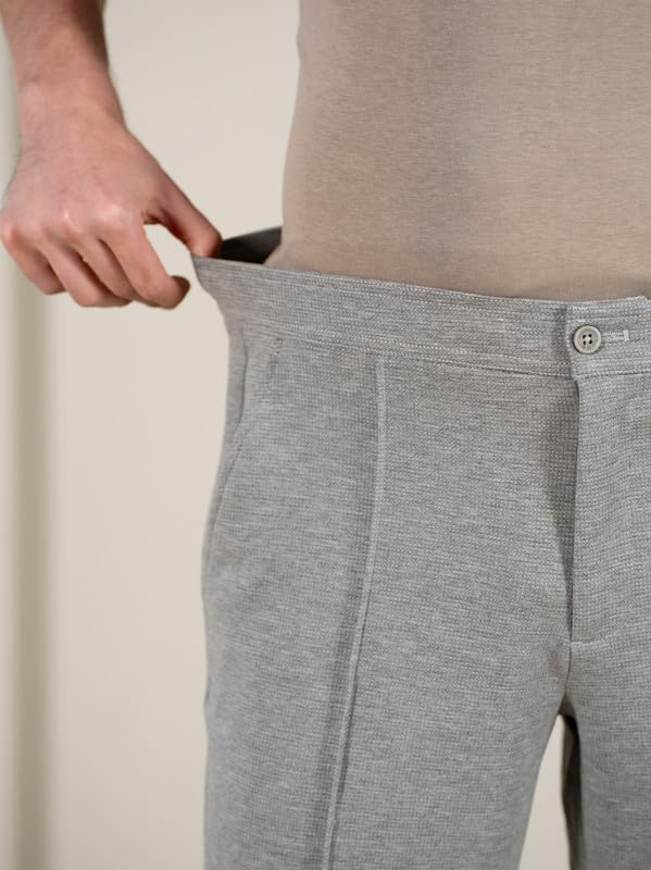 Image of The Pant Project Relaxed Fit Korean Pintuck Pants for Men | Stylish Relax Fit Men's Wear Trousers for Office or Party | Mens Fashion Dress Trouser Pant