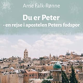Diseño de la portada del título Du er Peter - en rejse i apostelen Peters fodspor