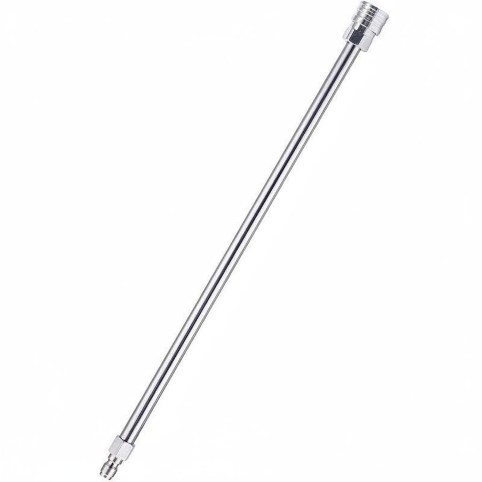 2 Pieces 4000 PSI 4 Inch Quick Connect Wand Anti-Rust Pressure Washer Extension Wand High Pressure Washer Lance, 43CM-image-18
