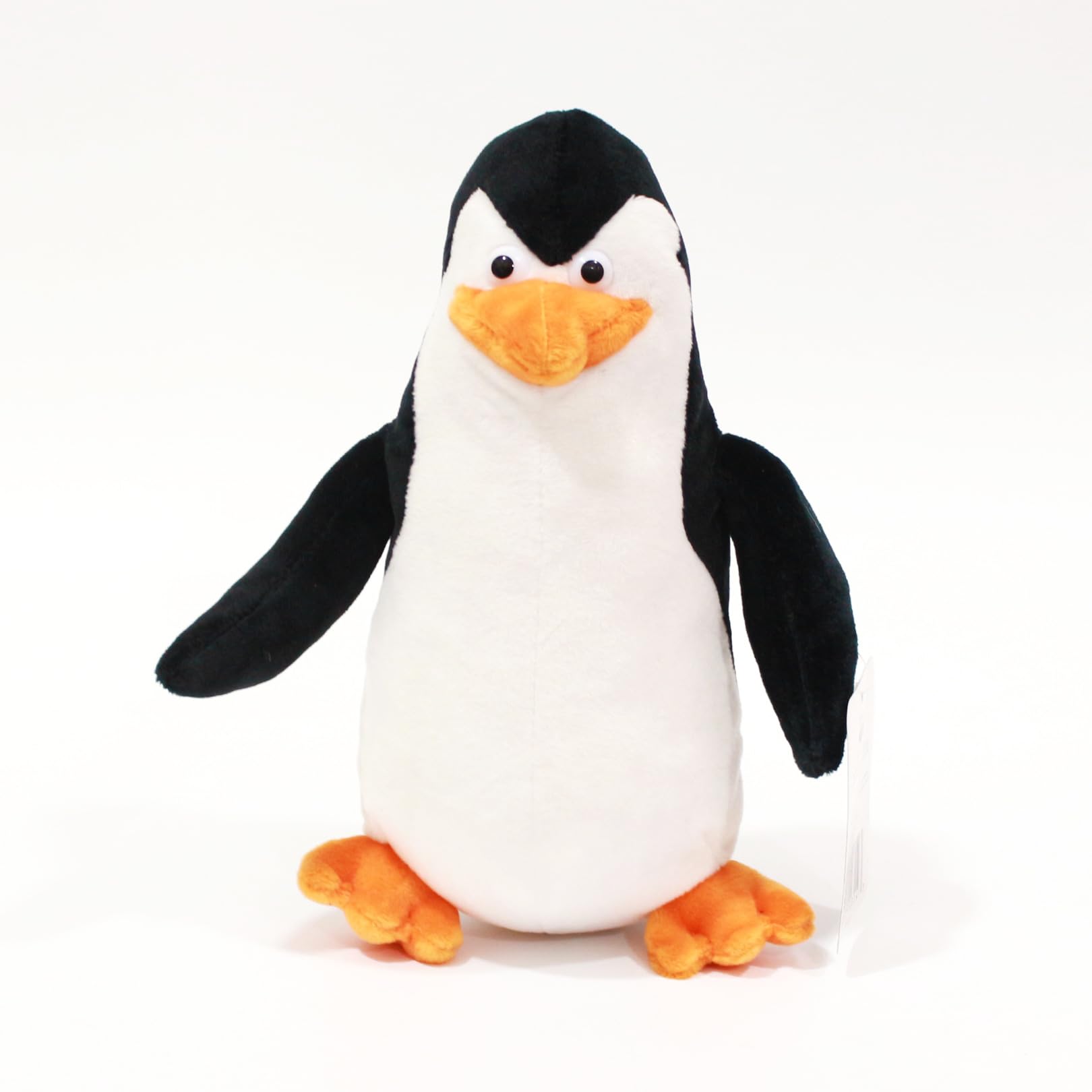 FIASHCN Movie Madagascar Penguins Plush Toy Sets Cute Cartoon Hippo Giraffe Lion Pillow Stuffed Animal Doll for Kids Gift 25cm Penguin