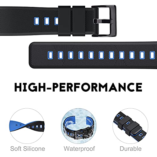 Ritche Christmas Stocking Stuffers 22Mm Silicone Watch Band Quick Release Rubber Watch Bands For Men Women #TOP2