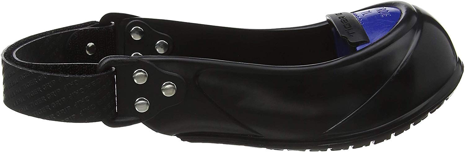 Calzatura Tiger-Grip VISITOR, nera, piccola (34-38, blu), puntale di sicurezza, antiscivolo