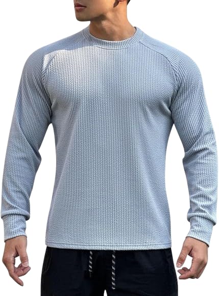 Image of Mens Stripes Full Sleeve Polycotton Tshirt| Comfortable, Lightweight,Breathable, Skin Friendly