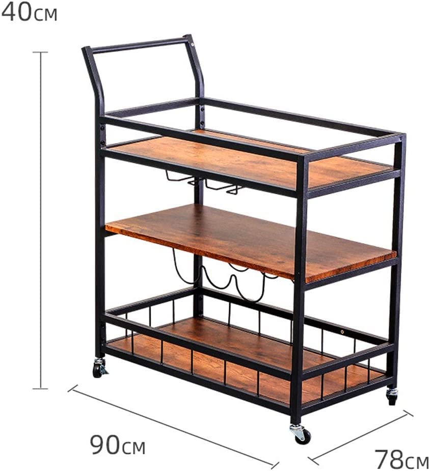 Mobile-Bar-Cart-Serving-Wine-Cart-for-Dining-Party-Bar-Serving-Cart-Home-Rustic-Mobile-Kitchen-Serving-cartIndustrial-Vintage-Style-Wood-Metal-Serving-Trolley-with-wine-rack Mobile Bar Cart Serving Wine Cart for Dining Party Bar Serving Cart Home Rustic Mobile Kitchen Serving cartIndustrial Vintage Style Wood Metal Serving Trolley with wine rack
