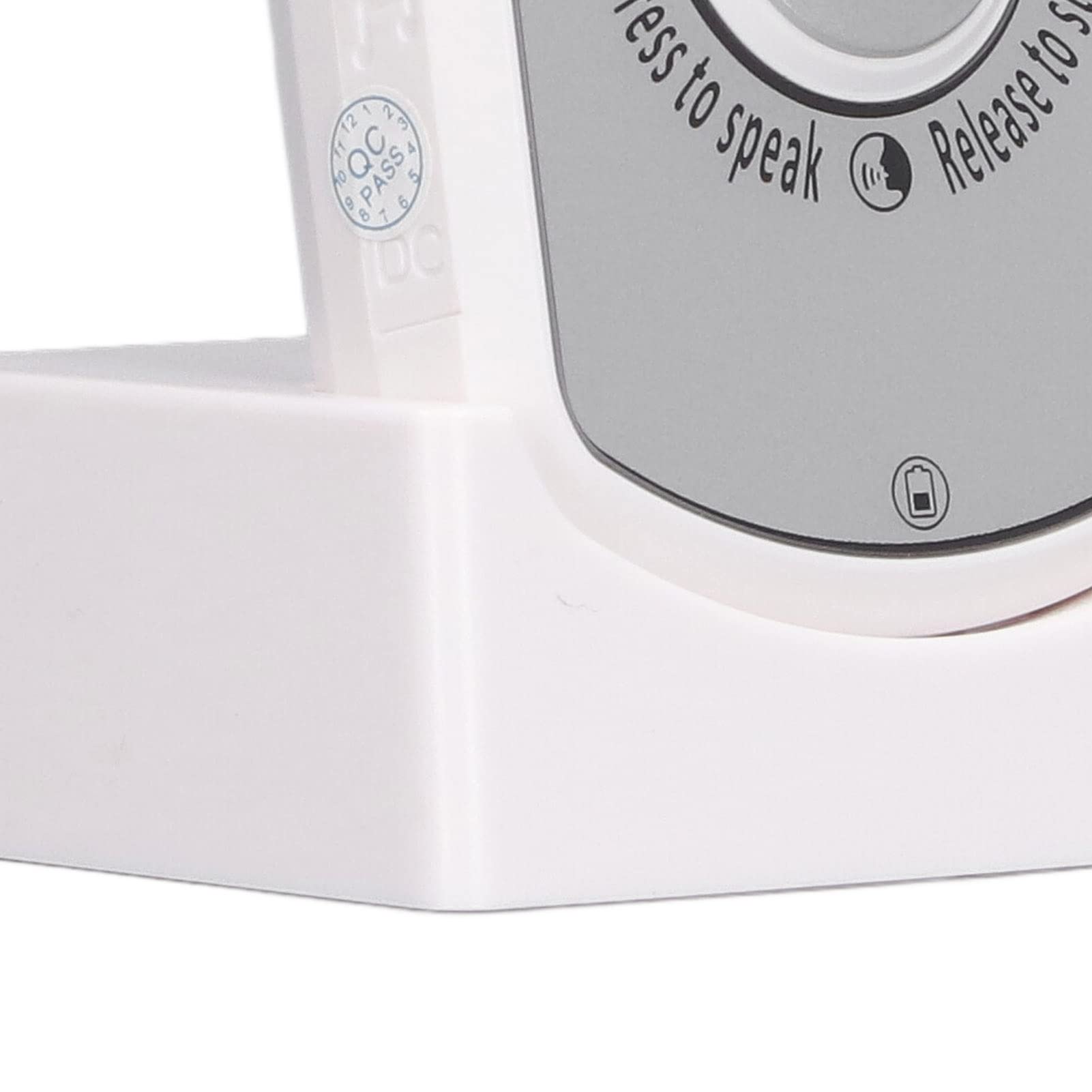Timbre de Voz de 2 Vías, Intercomunicador de Voz Inalámbrico de Buena Resistencia para Personas Mayores para Casa de té (Blanco)