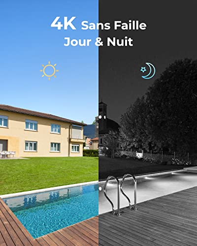 Reolink 4K 16CH Kit Vidéo Surveillance, 4To 4K NVR avec 8X 8MP Caméra IP PoE, Détection Personne/Véhicule, Caméra de Surveillance Extérieure avec Vision Nocturne, Enregistrement 24/7, RLK16-800D8 – Image 3