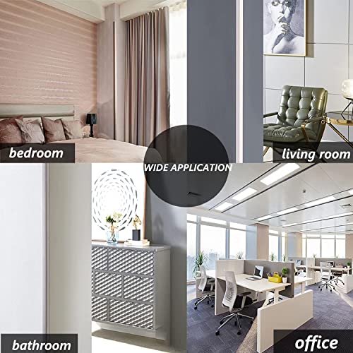 Image of 6PCS L Molding Aluminum Wall Corner Trim 0.78 inch x 0.78 inch x 35.4'' Edging Protector Wall Guard Wall Door Frame Cabinet Baseboard Protection, Silver