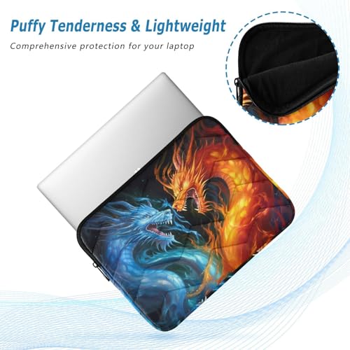 Funda para portátil 13-14 pulg con diseño de dragón miniatura 5