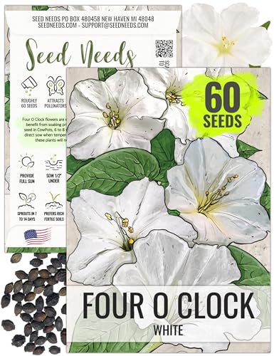 Seed Needs White Four O'Clock Seeds