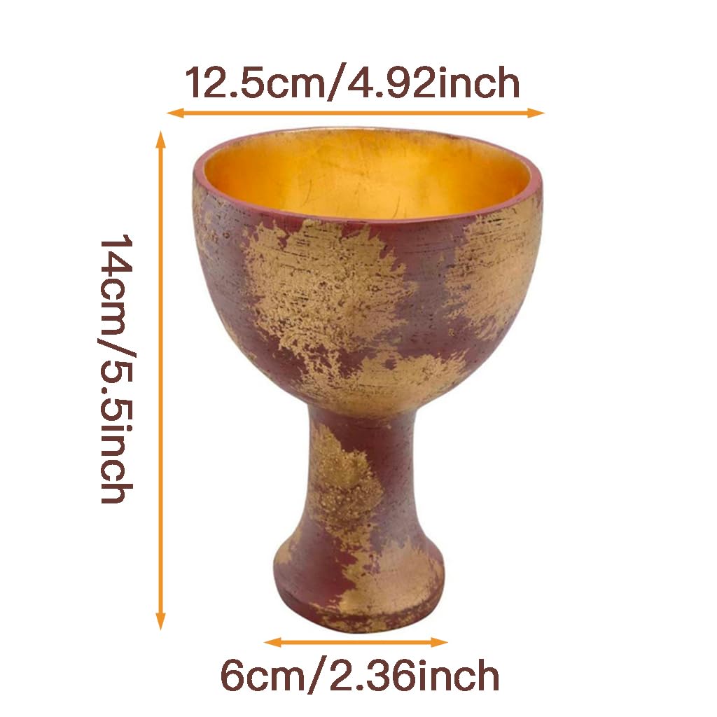 Indiana Jones Réplique du Calice du Saint Graal résine 1:1 pour Halloween Cosplay Coupe Holy Grail Calice