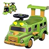 Picture of Waddle Dinosaur Toys for Kids - Ride On Cars for Toddlers 1-3, Dino Rig Transporter Includes 2 Monster Rigs, Lights, Sound, Interactive Kids Toy, Indoor, Outdoor Toddler Toys, Up to 44 lbs