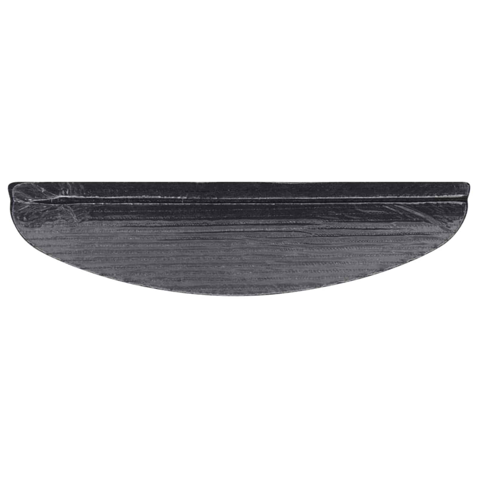 Tidyard Tapis d'escalier Auto-adhésifs 10 pcs Noir 65x22,5x3,5 cm, Tapis Escalier Tapis de Sécurité pour Sol Protection, Aînés et Animaux