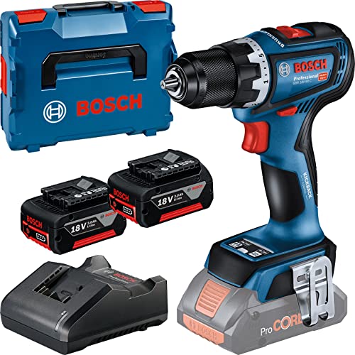Bosch Akku-Bohrschrauber GSR 18V-90 C / 2x 3,0 Ah Akku + Ladegerät in L-Boxx - 06019K6006-3