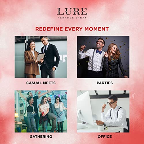 Image of LURE Perfume Spray for Men | Fresh Scent | Luxury Perfume | Premium perfume | Body spray Deep Freshness (50ml) | Long Lasting Fragrance | Perfect For Everyday Use | Luxury & Distinction |