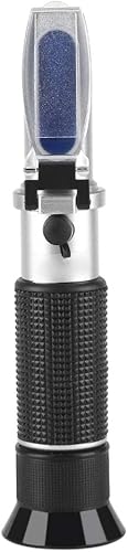 Miniatura 9 de Refractómetro Brix, probador de lector Brix portátil, medidor Brix para fruta, profesional 0  32% precisión Brix refractómetro cerveza, jugo de