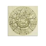 Ancient Earth Map, Oldest Earth Map, Old Map, Old Flat Earth Map, Office Decoration Poster Canvas Art Posters And Home Bedroom Decor Posters, Room Aesthetics Decorative Paintings 12x12inch(30x30cm)