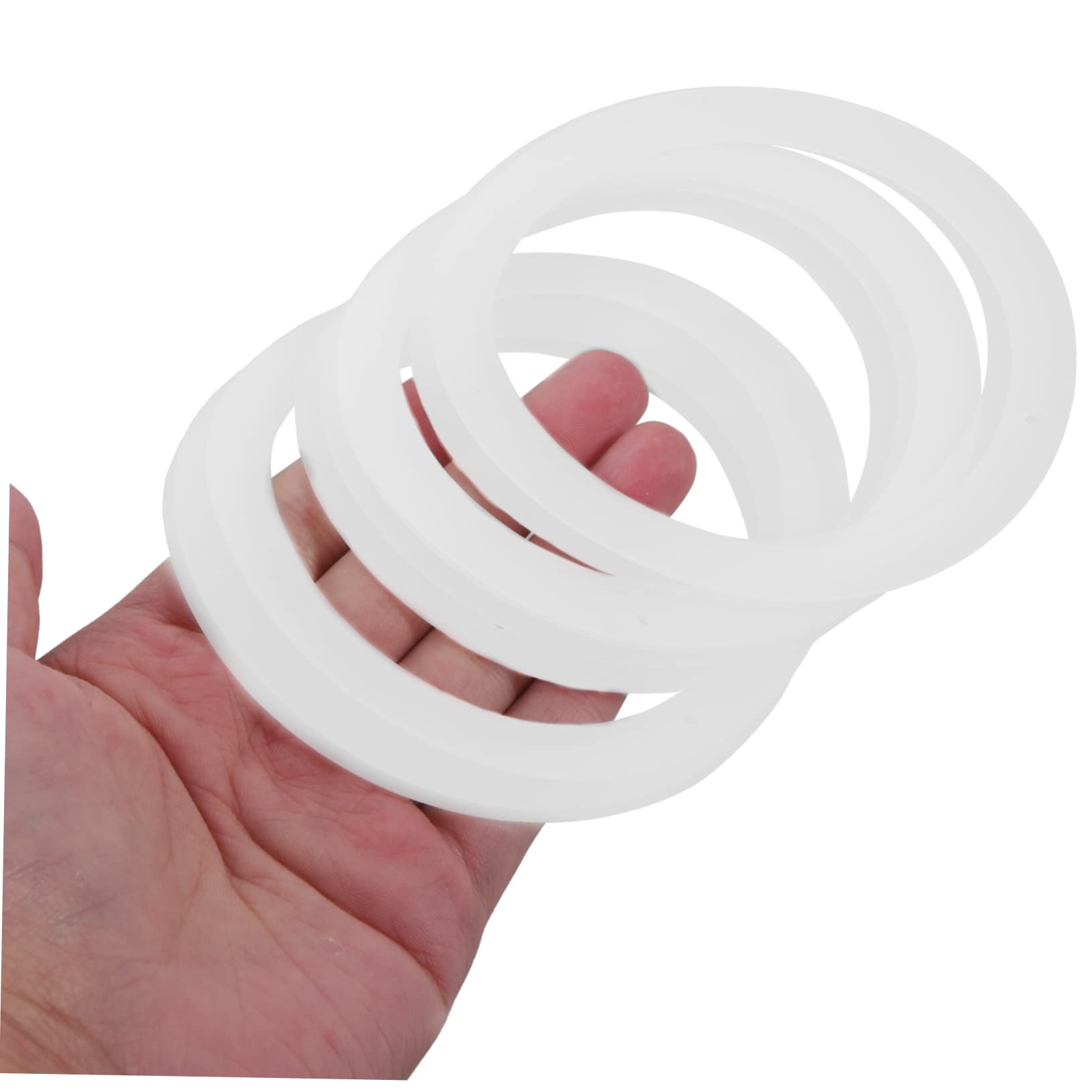 10x Lebensmittelechte Silikon Dichtringe - Luftdicht Für Einmachgläser