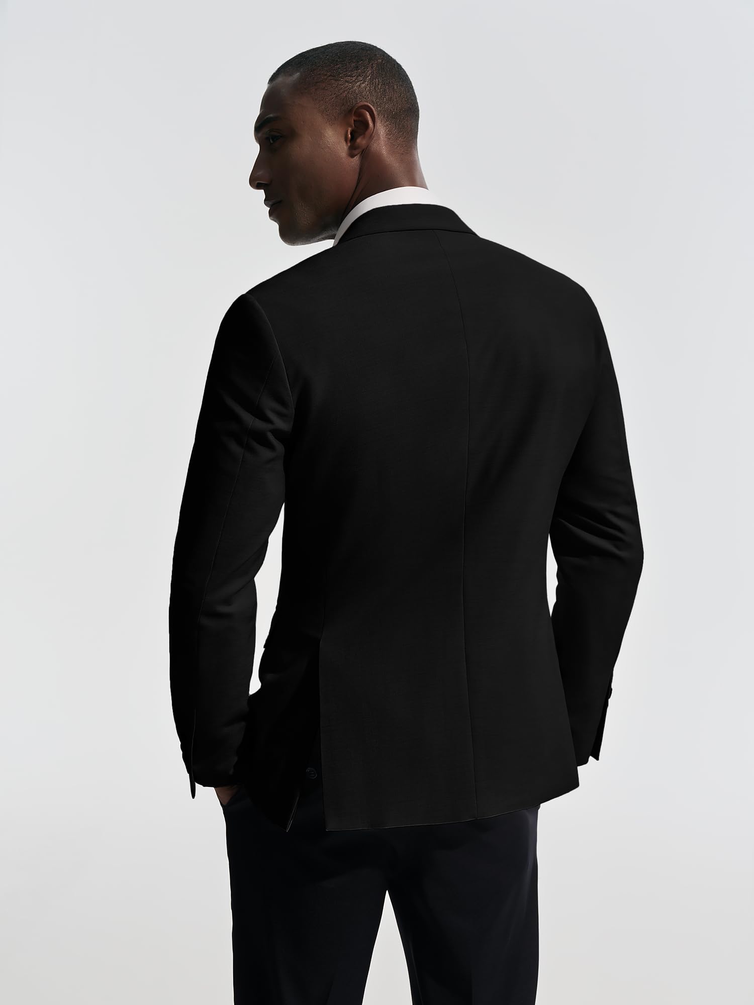 PJ PAUL JONES Sakko Herren 2 Knöpfe Sommer Sakko Sportlich Leinen Blazer