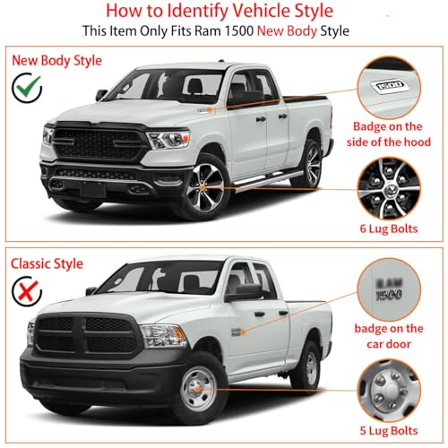 Estribos Laterales para Dodge Ram 1500 2019-2024 Acero Inoxidable miniatura 6