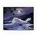 Large Waves by Anthony Casay, 14x19-Inch Canvas Wall Art
