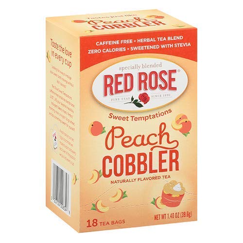 Red Rose Sweet Temptation Naturally Sweetened Tea! Peach