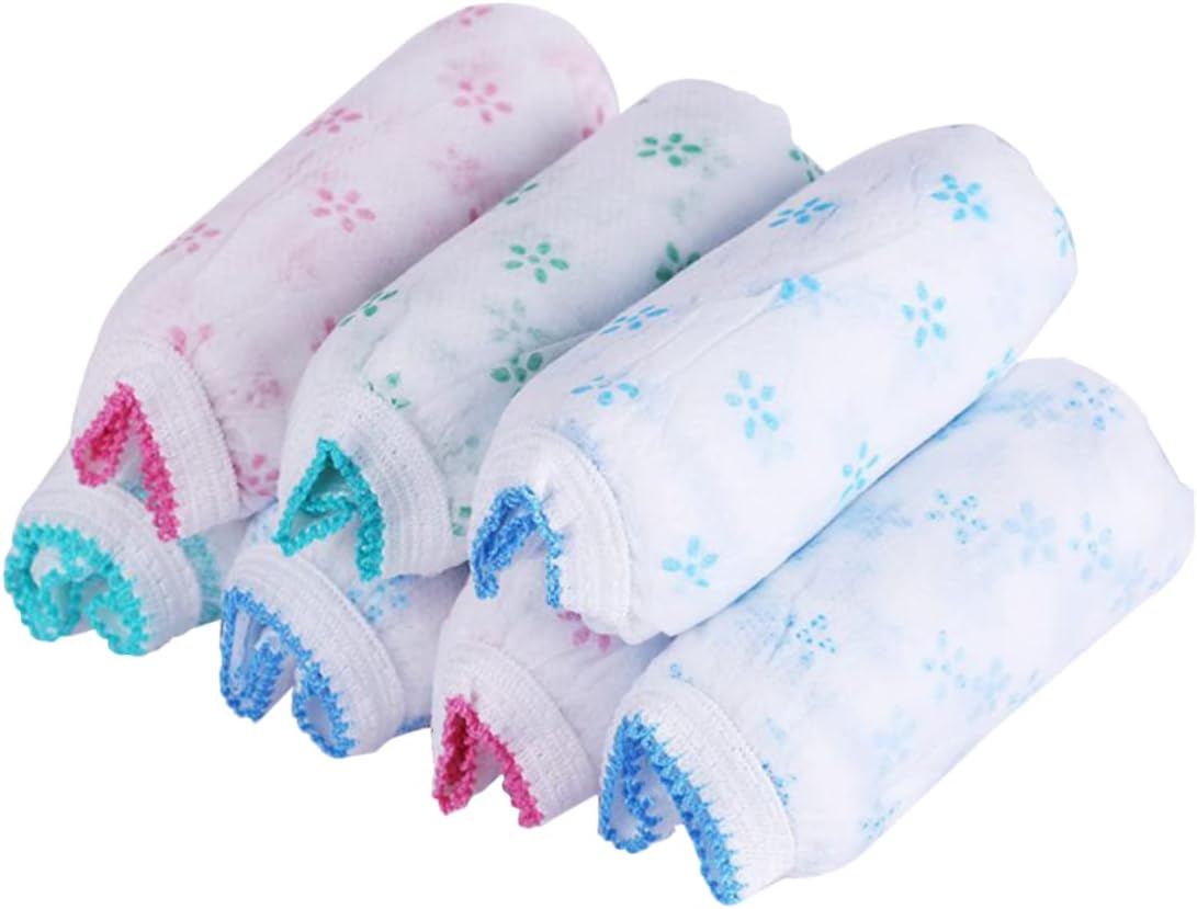 7pcs Xl Disposable Postpartum Underwear for Maternity Women Breathable Non Woven Prenatal Underpants Stretchable Lightweight Briefs for Pregnant and Puerperant Mixed Color
