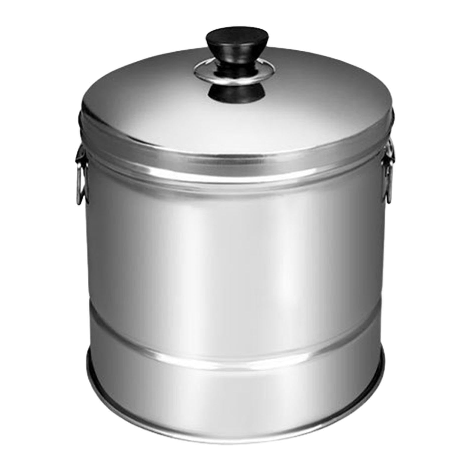 Stainless Steel Rice Cooker with Inset Draining Basket Large for Sticky 25cmx21.5cm|Rice & Pasta Cookers|Small Kitchen Appliances|Kitchen Home-image-46