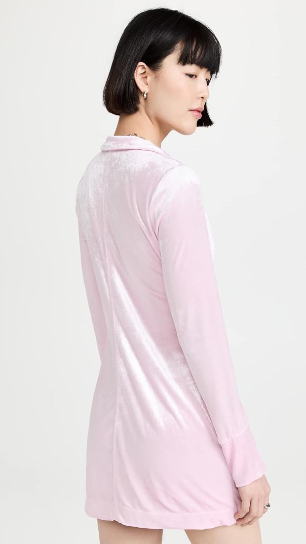 Buy Free People Women's Shayla Mini Velvet Dress, Classic Pink, X-Small at  Amazon.in