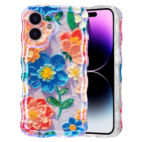 Coque iPhone 16 évitez les chutes grâce au bord ondulé souple et chic