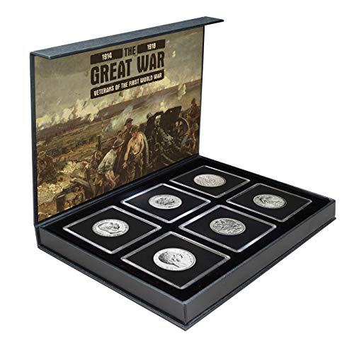 Set di 6 monete d'argento: 1 Corona (Impero Austriaco) + 1 Corona (Regno d'Ungheria) + 1 Marco (Impero Tedesco) + 1 Dinaro (Regno di Serbia) + 20 Kopeks (Impero Russo) + 1 Franco (Terza Repubblica Francese).