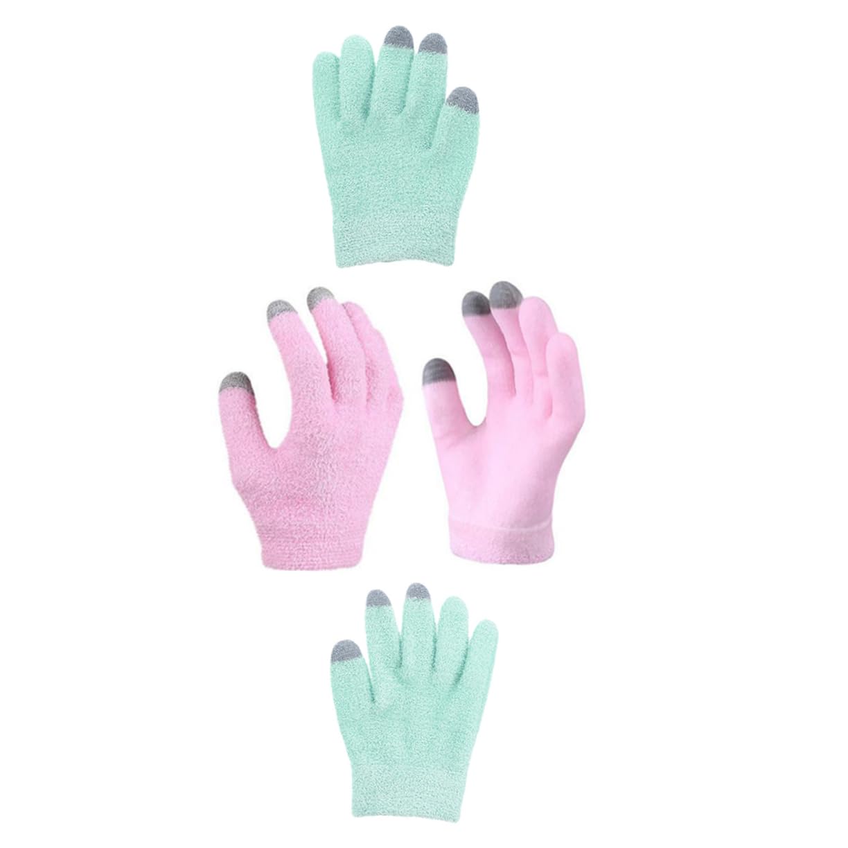 Beatifufu Essential Oil Mittens for Hands Care Spa Quality Moisturizing Gloves Touchscreen Friendly