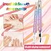 12 Colors Nail Art Pens Set, Fine 0.5mm Tip for 3D Drawing, Dotting & Lining, Quick-Dry Waterproof Acrylic Paint, The Ideal Manicure Kit for a Home Salon (12 Color 0.7MM+36pc-Nail Art Stamp)