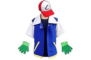 Cosplay Costume for Adult Kids, a Complete Hoodie, Jacket, Gloves, and Hat Set for Trainers