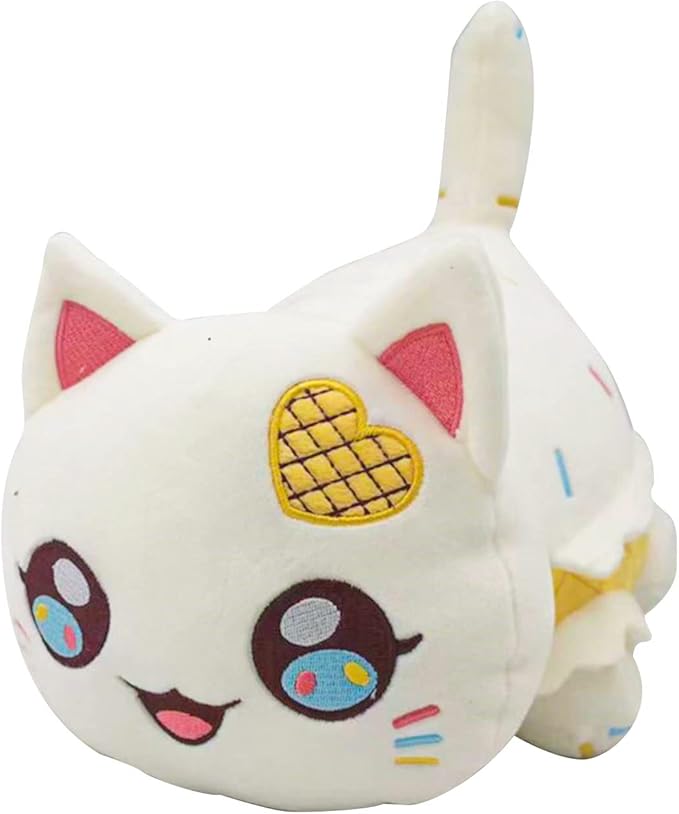 Meemeows Cat Plush Ice Cream Cat Stuffed Animals