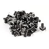 Uxcell 40 Pcs 6x6x8.5mm Pcb Tactile Tact Push Button Micro Momentary Switch