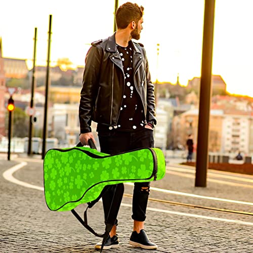 Hondank Housse imperméable pour guitare acoustique avec double bandoulière et poche Motif trèfle à quatre feuilles Vert… - Les Beatles, Paul McCartney, John Lennon, RIngo Starr, George Harrison Hondank Housse imperméable pour guitare acoustique avec double bandoulière et poche Motif trèfle à quatre feuilles Vert… – Image 7